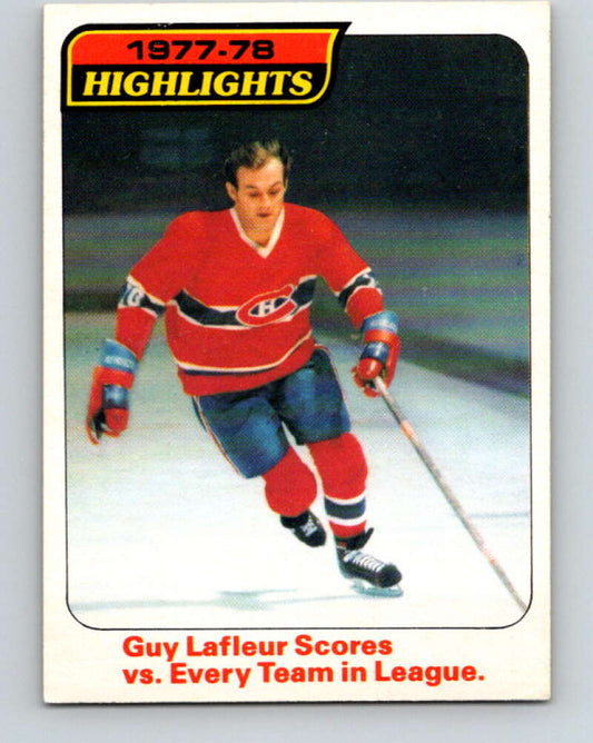 1978-79 O-Pee-Chee #3 Guy Lafleur  Montreal Canadiens  V20807
