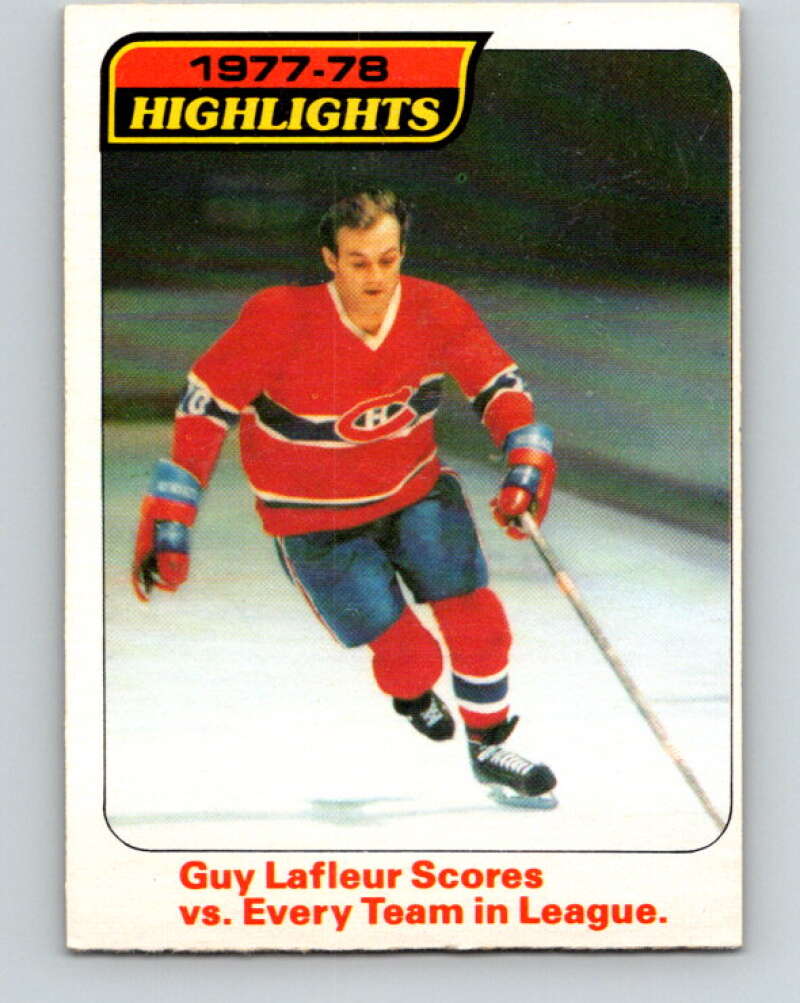 1978-79 O-Pee-Chee #3 Guy Lafleur  Montreal Canadiens  V20814