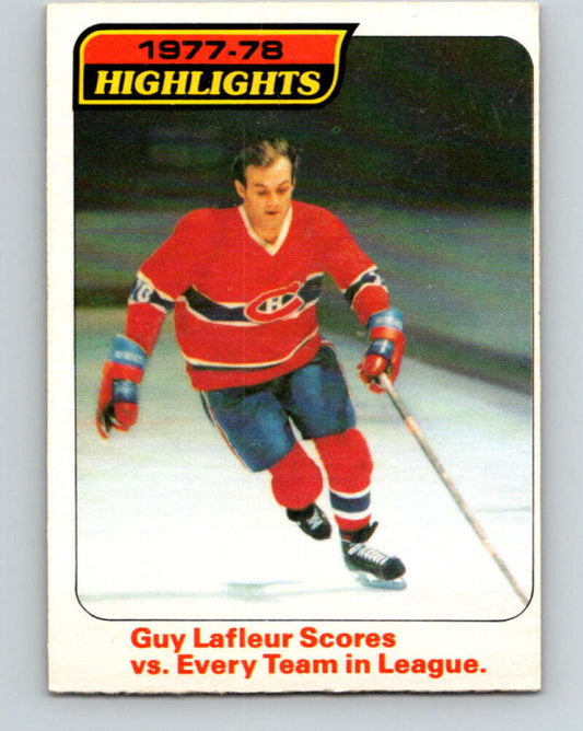 1978-79 O-Pee-Chee #3 Guy Lafleur  Montreal Canadiens  V20814