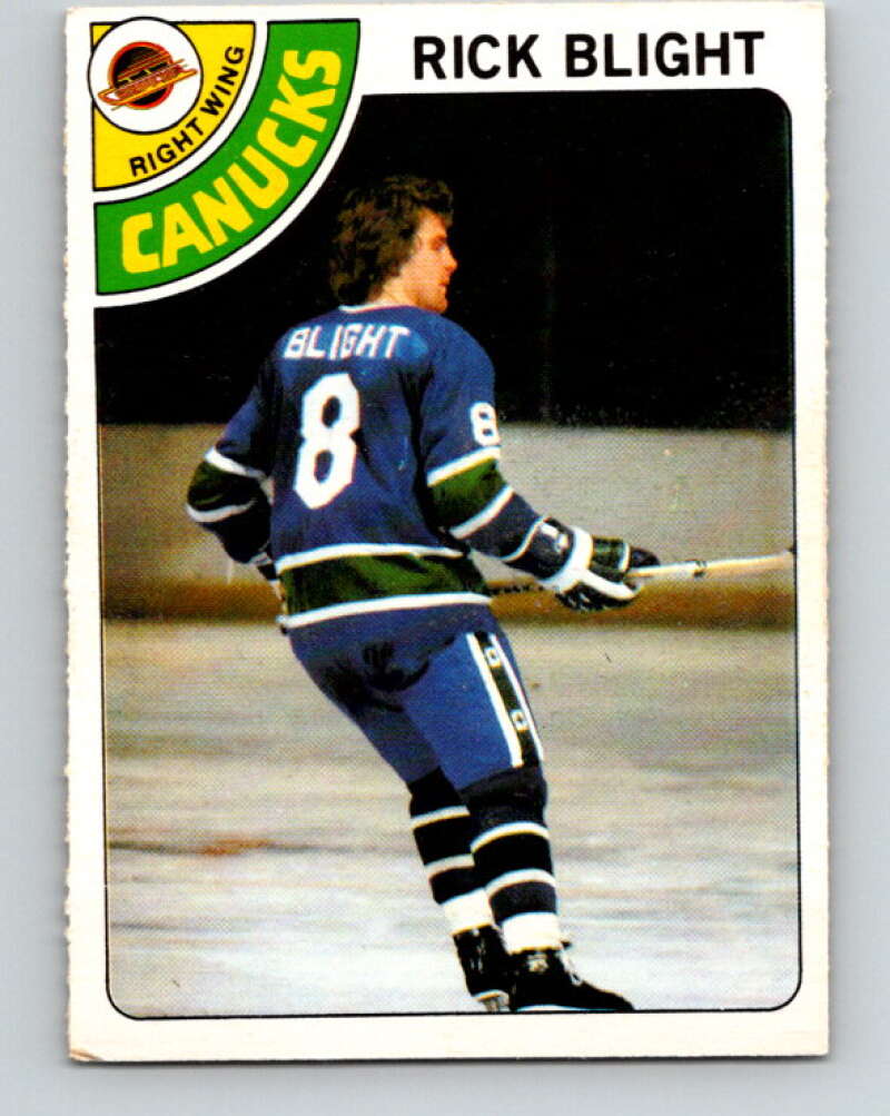 1978-79 O-Pee-Chee #7 Rick Blight  Vancouver Canucks  V20861