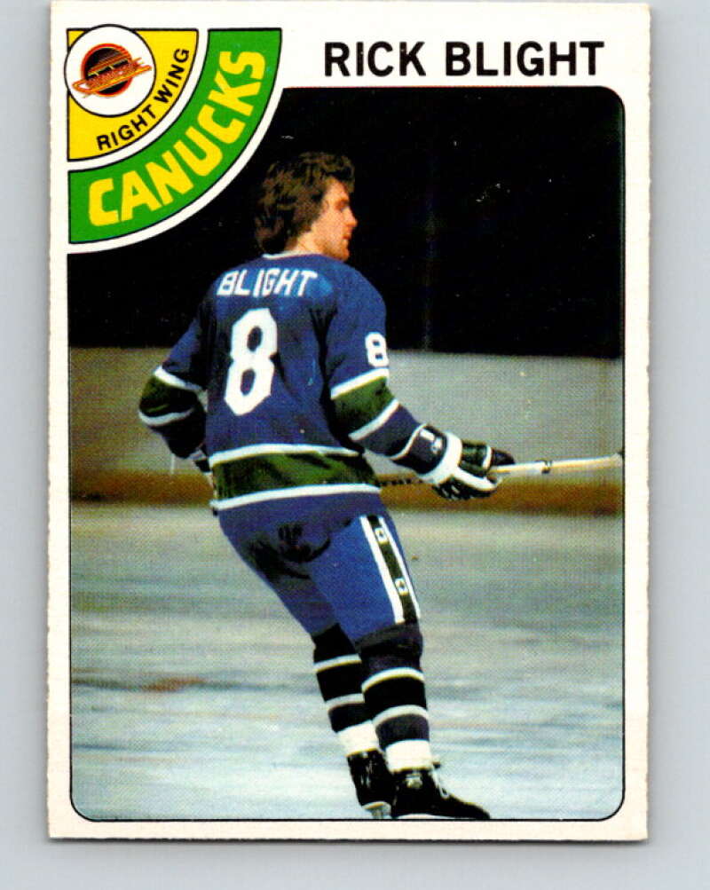 1978-79 O-Pee-Chee #7 Rick Blight  Vancouver Canucks  V20862