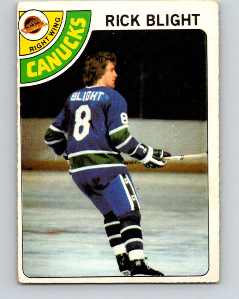 1978-79 O-Pee-Chee #7 Rick Blight  Vancouver Canucks  V20863