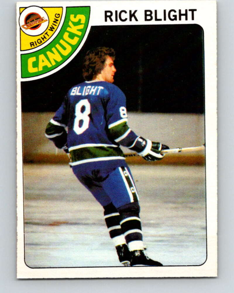 1978-79 O-Pee-Chee #7 Rick Blight  Vancouver Canucks  V20864