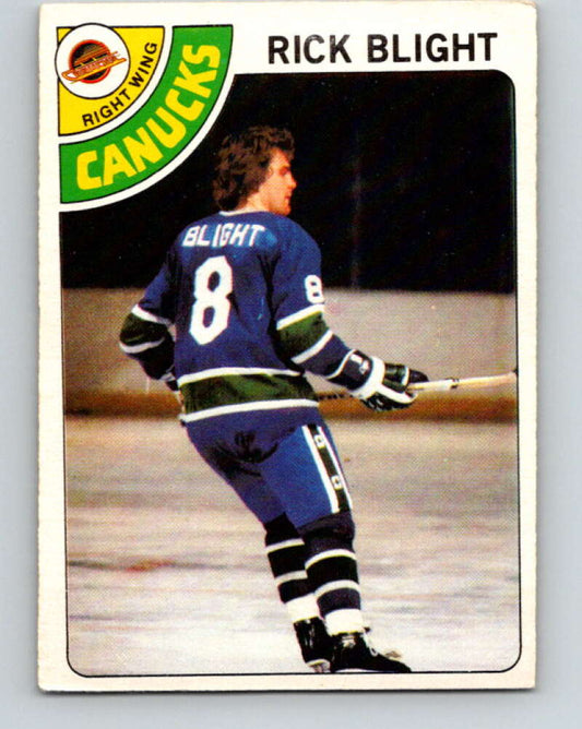 1978-79 O-Pee-Chee #7 Rick Blight  Vancouver Canucks  V20865