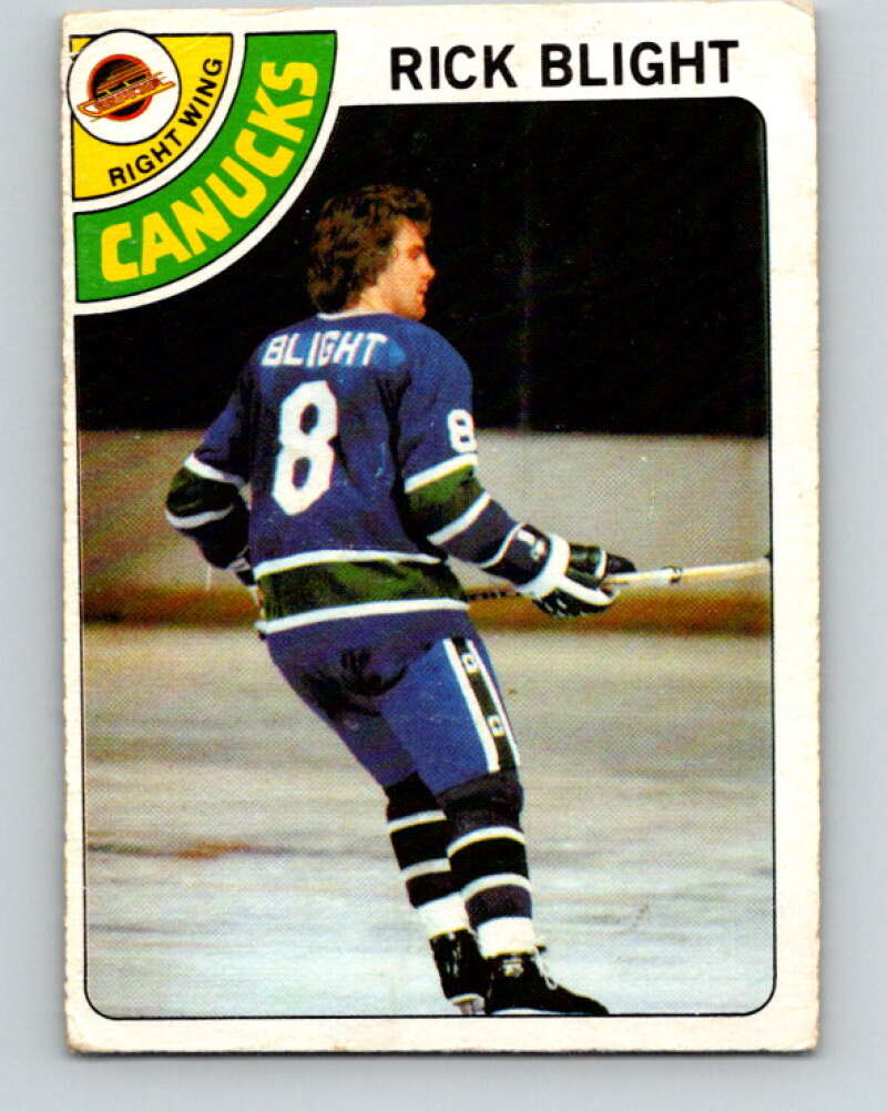 1978-79 O-Pee-Chee #7 Rick Blight  Vancouver Canucks  V20866