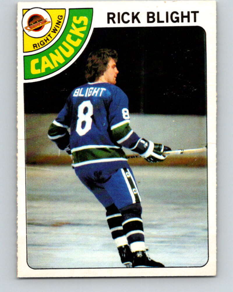 1978-79 O-Pee-Chee #7 Rick Blight  Vancouver Canucks  V20867