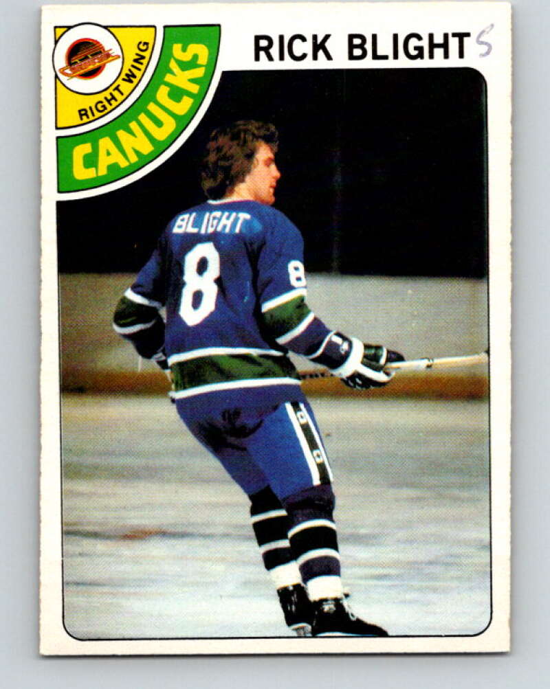 1978-79 O-Pee-Chee #7 Rick Blight  Vancouver Canucks  V20868