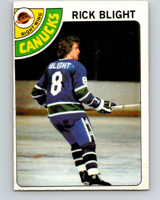 1978-79 O-Pee-Chee #7 Rick Blight  Vancouver Canucks  V20869