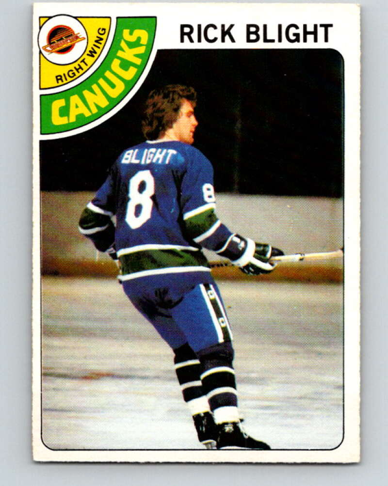 1978-79 O-Pee-Chee #7 Rick Blight  Vancouver Canucks  V20871