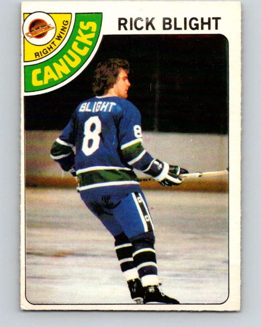 1978-79 O-Pee-Chee #7 Rick Blight  Vancouver Canucks  V20872