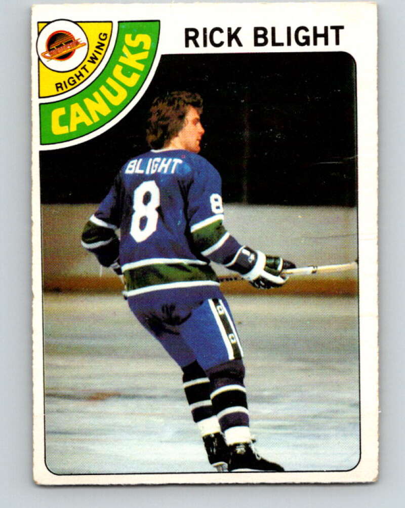 1978-79 O-Pee-Chee #7 Rick Blight  Vancouver Canucks  V20873