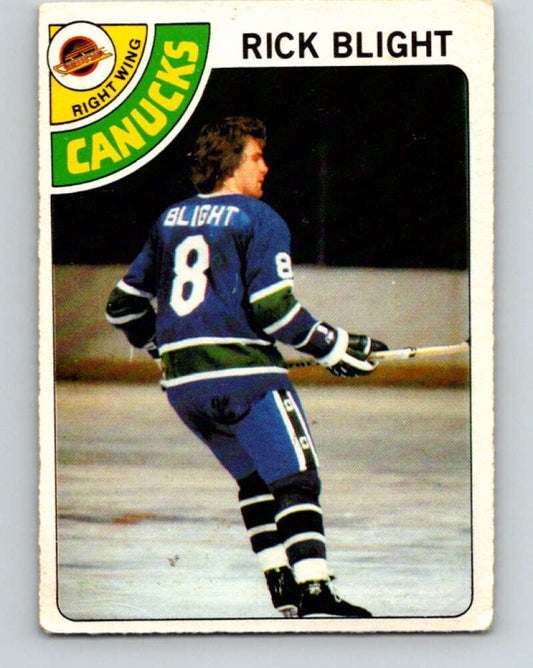 1978-79 O-Pee-Chee #7 Rick Blight  Vancouver Canucks  V20875