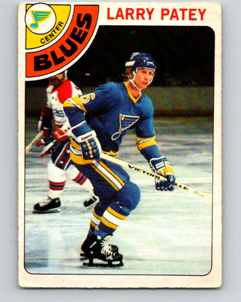 1978-79 O-Pee-Chee #8 Larry Patey  St. Louis Blues  V20881