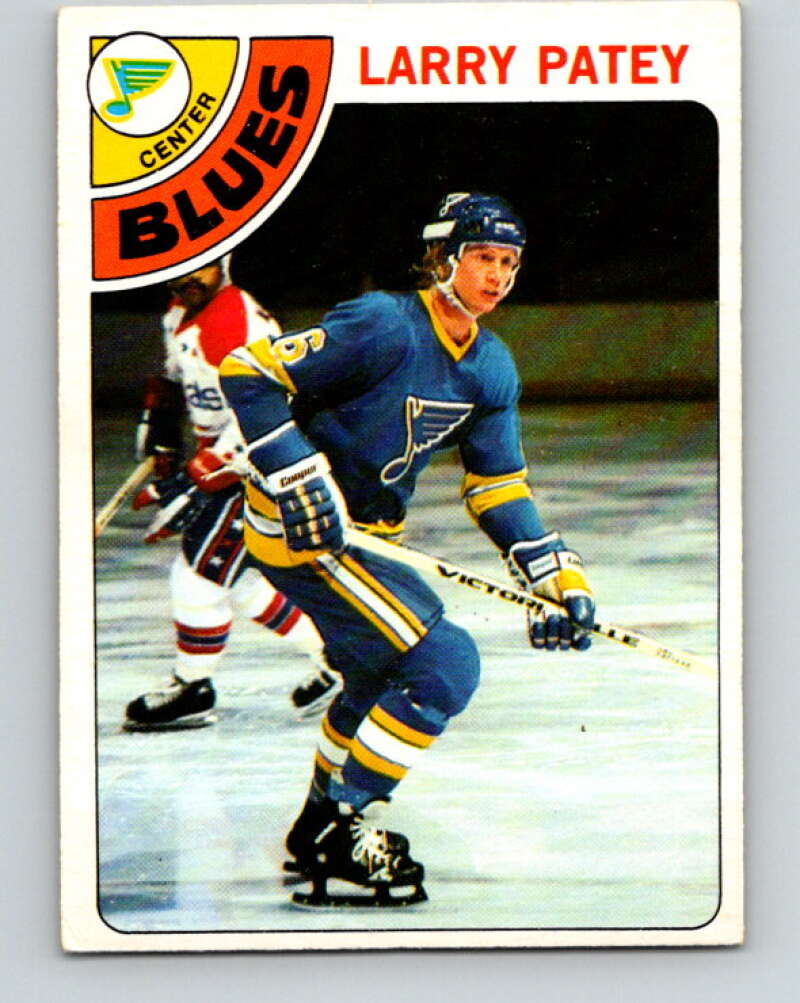 1978-79 O-Pee-Chee #8 Larry Patey  St. Louis Blues  V20885