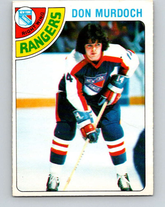 1978-79 O-Pee-Chee #11 Don Murdoch  New York Rangers  V20910