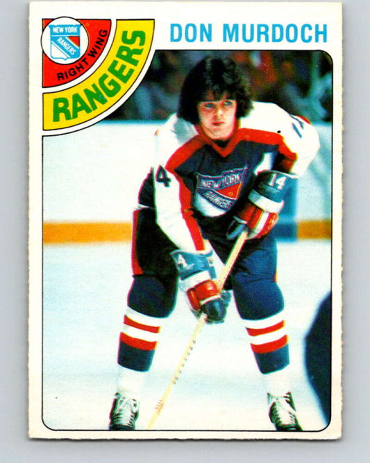 1978-79 O-Pee-Chee #11 Don Murdoch  New York Rangers  V20912