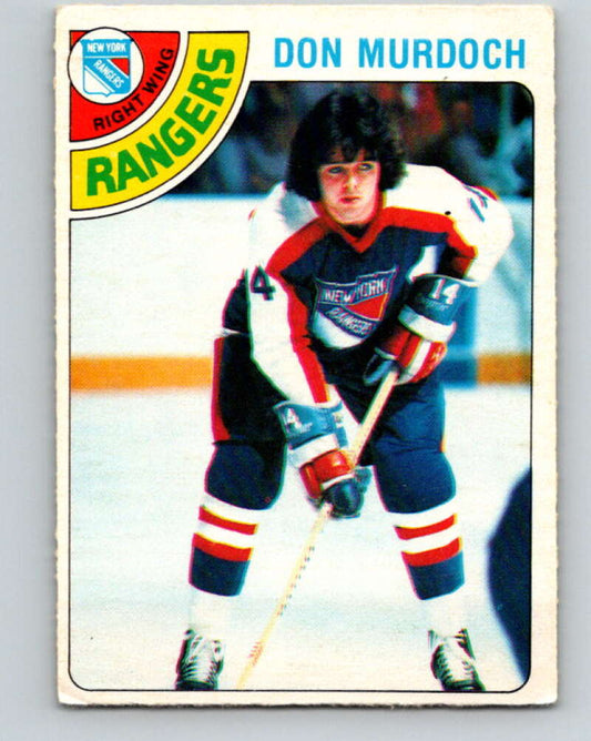 1978-79 O-Pee-Chee #11 Don Murdoch  New York Rangers  V20913