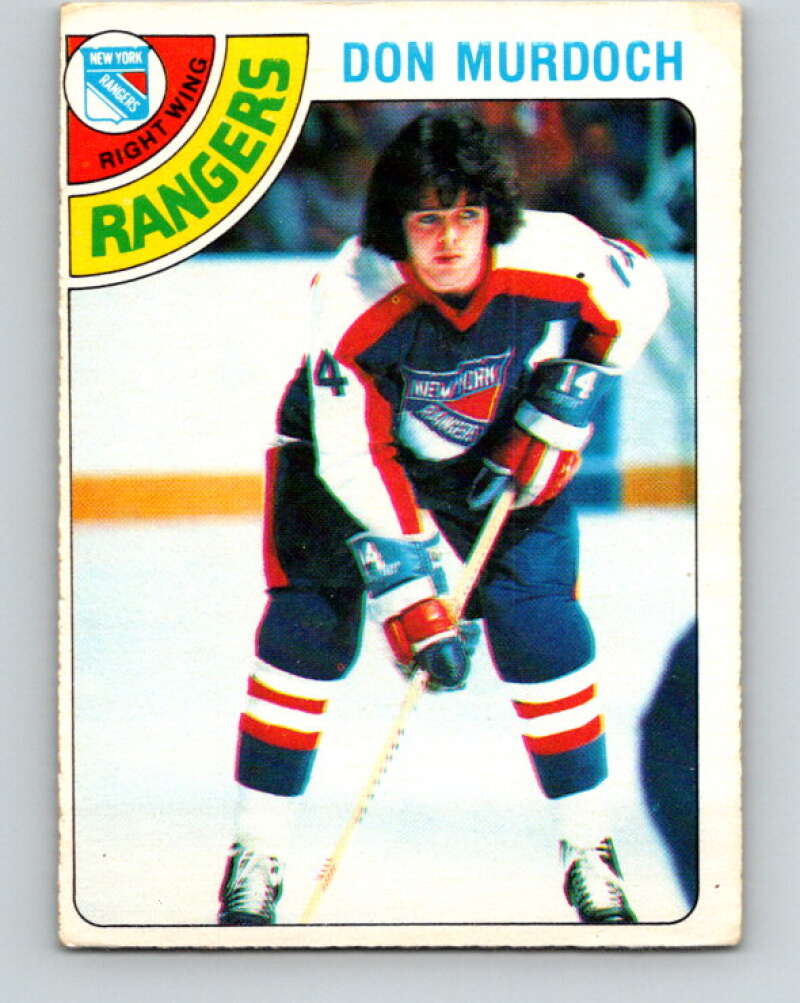 1978-79 O-Pee-Chee #11 Don Murdoch  New York Rangers  V20914
