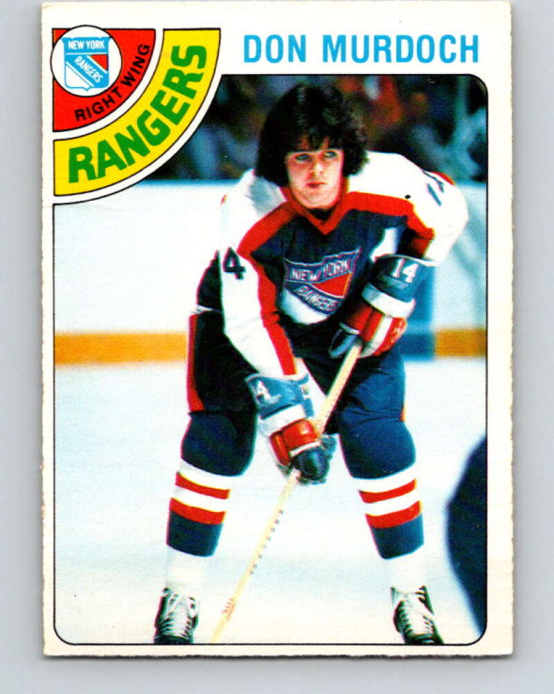 1978-79 O-Pee-Chee #11 Don Murdoch  New York Rangers  V20916