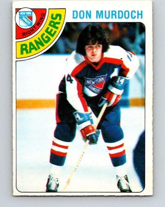 1978-79 O-Pee-Chee #11 Don Murdoch  New York Rangers  V20916