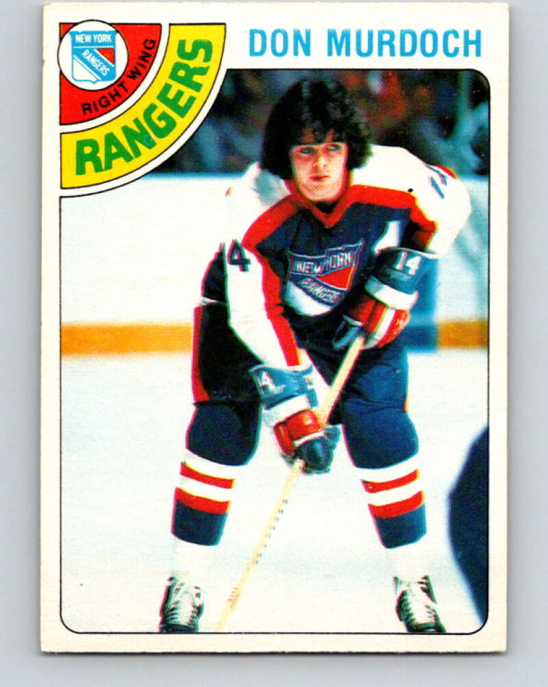 1978-79 O-Pee-Chee #11 Don Murdoch  New York Rangers  V20918