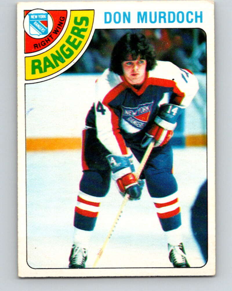 1978-79 O-Pee-Chee #11 Don Murdoch  New York Rangers  V20919