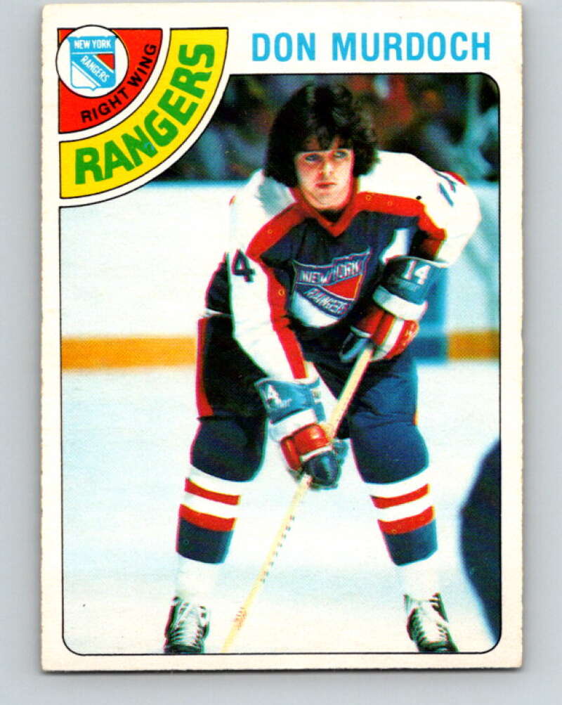 1978-79 O-Pee-Chee #11 Don Murdoch  New York Rangers  V20923