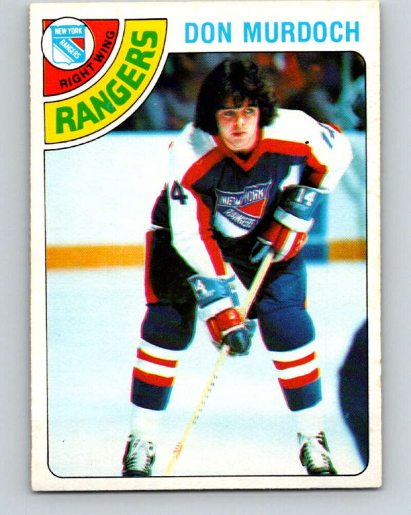1978-79 O-Pee-Chee #11 Don Murdoch  New York Rangers  V20924