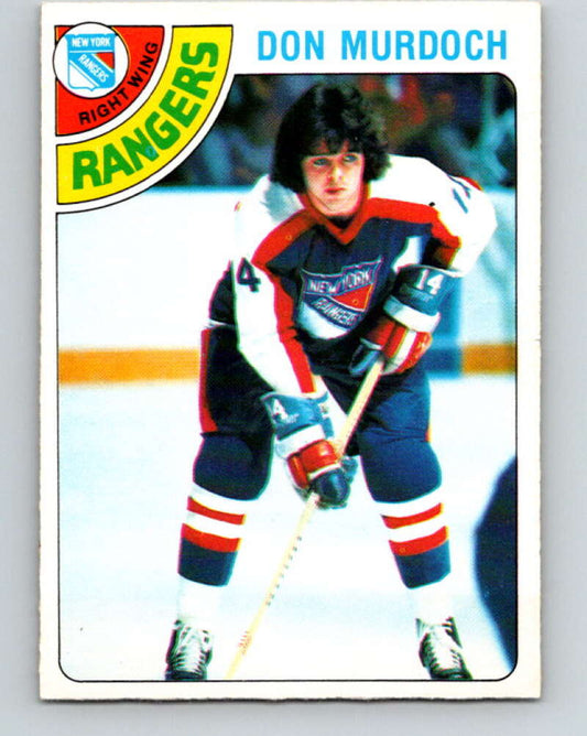 1978-79 O-Pee-Chee #11 Don Murdoch  New York Rangers  V20925