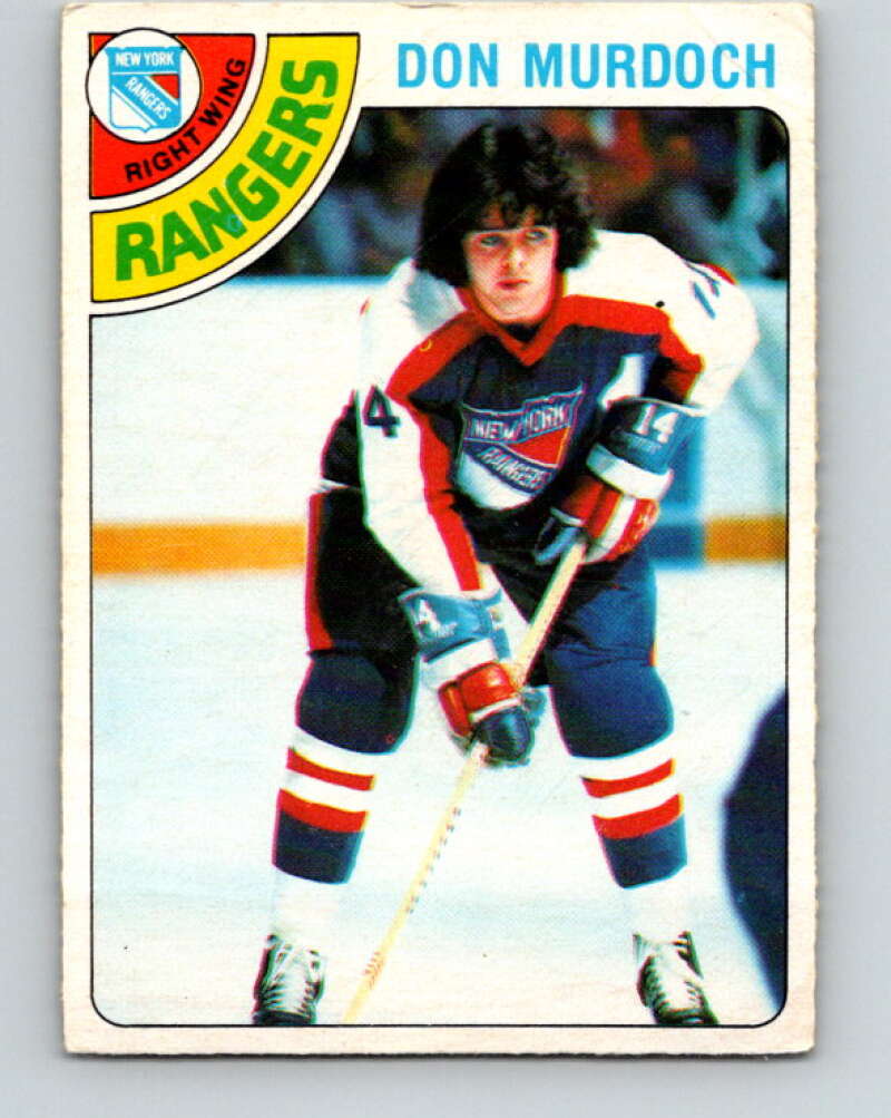 1978-79 O-Pee-Chee #11 Don Murdoch  New York Rangers  V20926