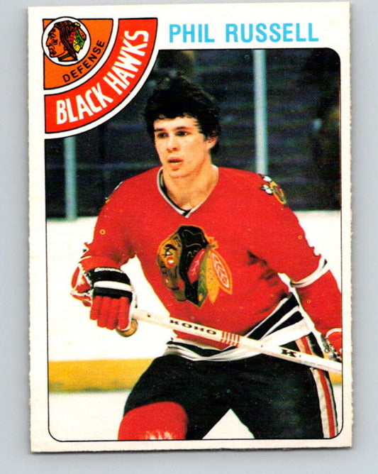 1978-79 O-Pee-Chee #12 Phil Russell  Chicago Blackhawks  V20927