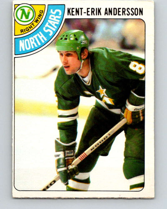 1978-79 O-Pee-Chee #17 Kent-Erik Andersson RC Rookie Minnesota  V21006