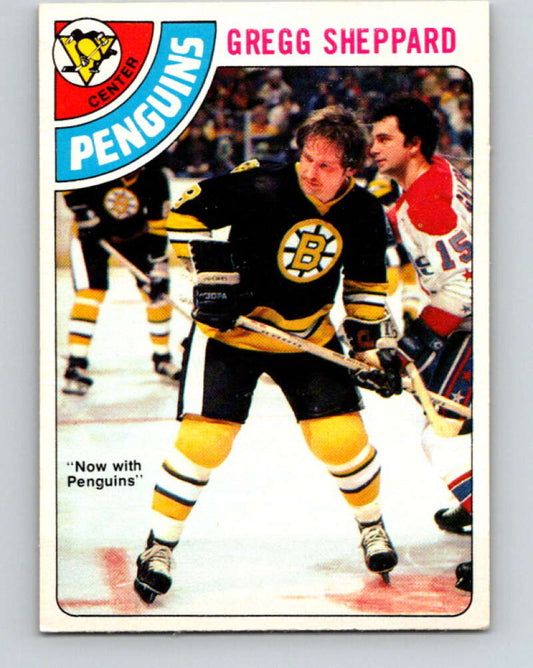 1978-79 O-Pee-Chee #18 Gregg Sheppard  Pittsburgh Penguins  V21014