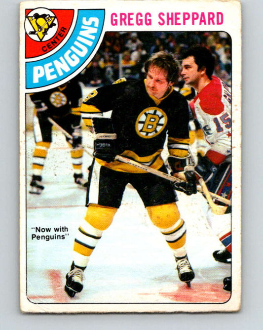 1978-79 O-Pee-Chee #18 Gregg Sheppard  Pittsburgh Penguins  V21015