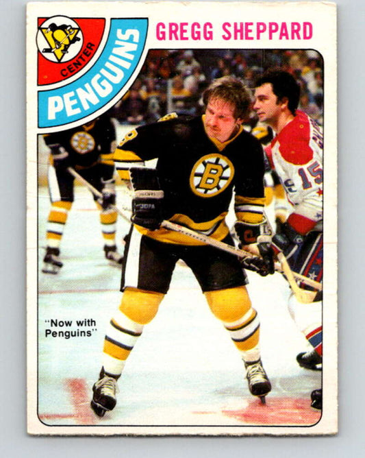 1978-79 O-Pee-Chee #18 Gregg Sheppard  Pittsburgh Penguins  V21016