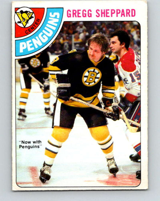 1978-79 O-Pee-Chee #18 Gregg Sheppard  Pittsburgh Penguins  V21019