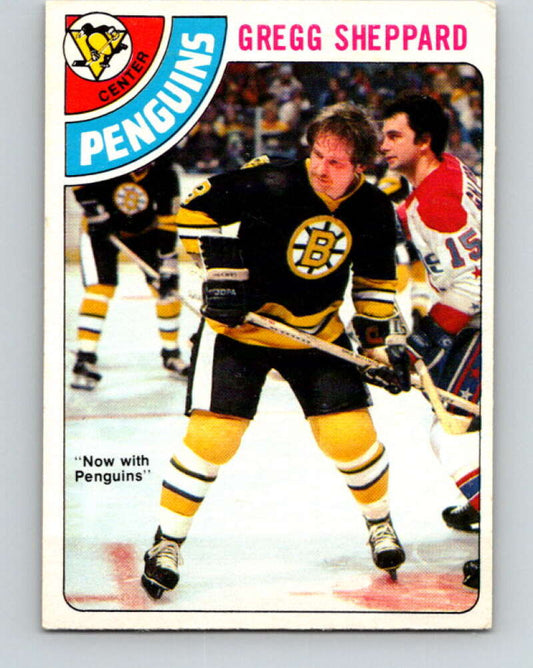 1978-79 O-Pee-Chee #18 Gregg Sheppard  Pittsburgh Penguins  V21020