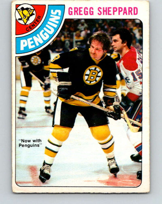 1978-79 O-Pee-Chee #18 Gregg Sheppard  Pittsburgh Penguins  V21021