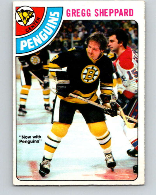 1978-79 O-Pee-Chee #18 Gregg Sheppard  Pittsburgh Penguins  V21024
