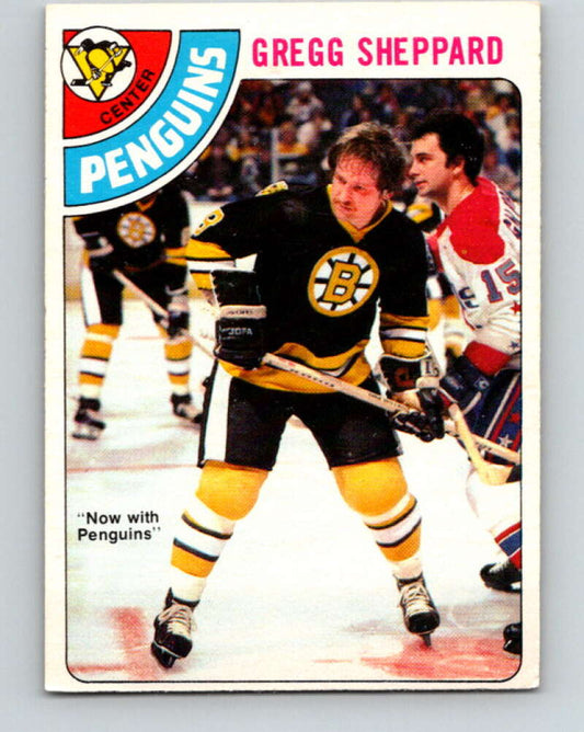1978-79 O-Pee-Chee #18 Gregg Sheppard  Pittsburgh Penguins  V21025