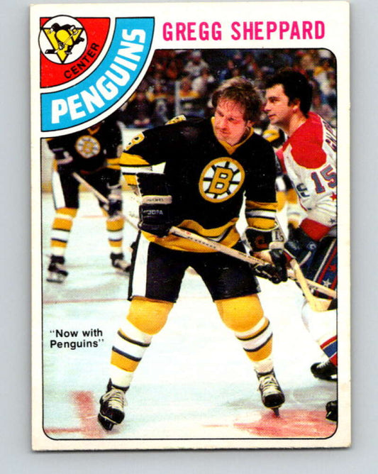 1978-79 O-Pee-Chee #18 Gregg Sheppard  Pittsburgh Penguins  V21028