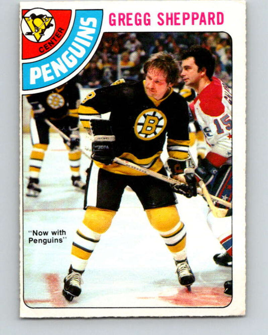 1978-79 O-Pee-Chee #18 Gregg Sheppard  Pittsburgh Penguins  V21030