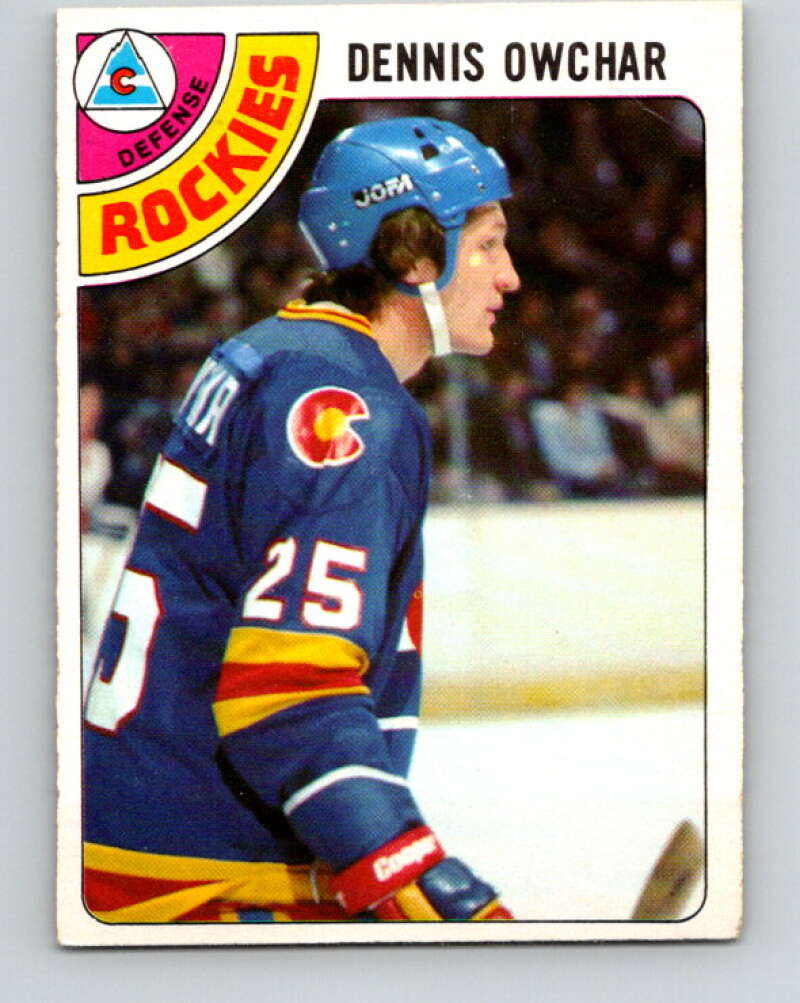 1978-79 O-Pee-Chee #19 Dennis Owchar  Colorado Rockies  V21031