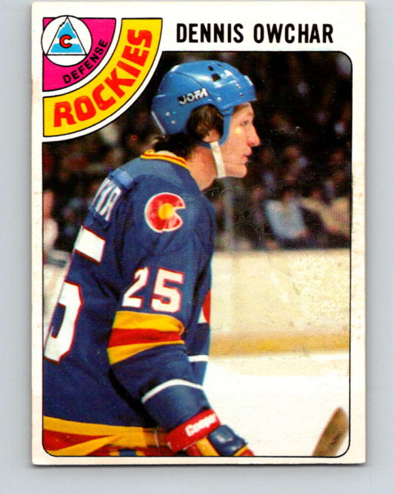 1978-79 O-Pee-Chee #19 Dennis Owchar  Colorado Rockies  V21034
