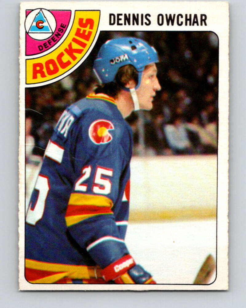 1978-79 O-Pee-Chee #19 Dennis Owchar  Colorado Rockies  V21036