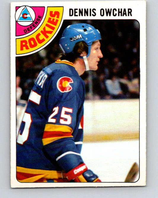 1978-79 O-Pee-Chee #19 Dennis Owchar  Colorado Rockies  V21037