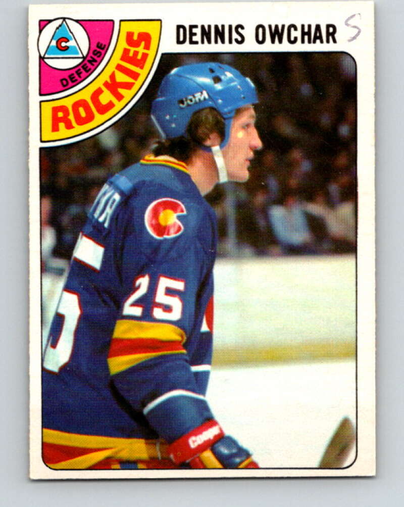 1978-79 O-Pee-Chee #19 Dennis Owchar  Colorado Rockies  V21038