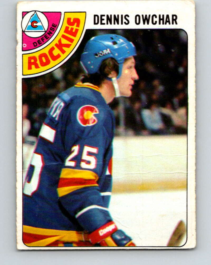 1978-79 O-Pee-Chee #19 Dennis Owchar  Colorado Rockies  V21039