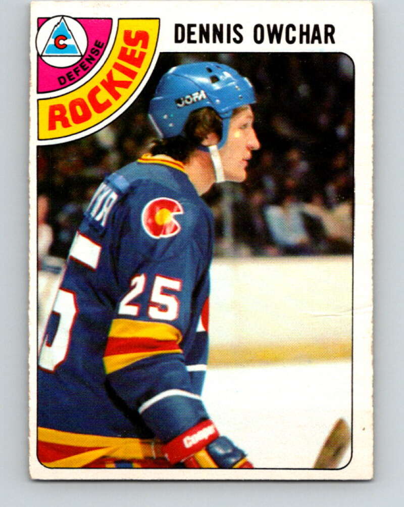 1978-79 O-Pee-Chee #19 Dennis Owchar  Colorado Rockies  V21040