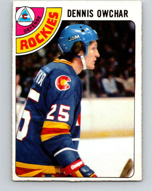 1978-79 O-Pee-Chee #19 Dennis Owchar  Colorado Rockies  V21042